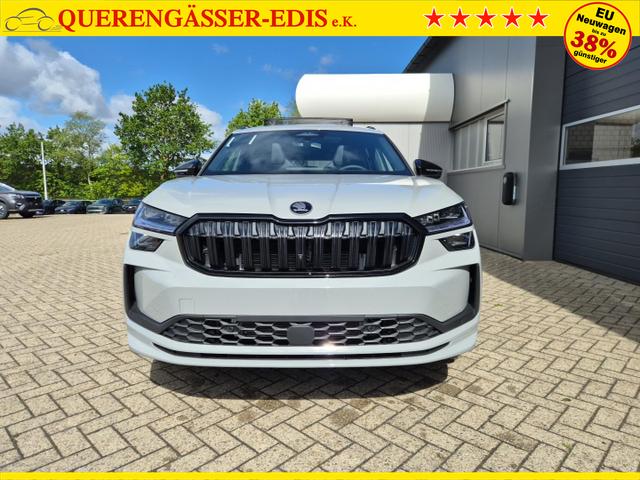 Skoda Kodiaq Sportline 1.5 TSI 204PS PHEV DSG schwenkb. AHK elektr. PanoDach HUD Alcantara PDC v+h 360&deg;Kamera CANTON Sound Klimaautomatik Sitzheizung Lenkradheizung Navi Apple CarPlay Android Auto 2xKeyless 19"LM vollelektr. Reichweite 116KM 