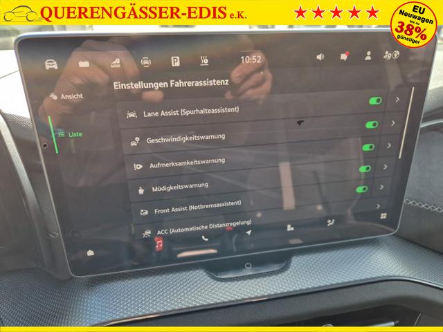 Skoda Kodiaq Sportline 1.5 TSI 204PS PHEV DSG schwenkb. AHK elektr. PanoDach HUD Alcantara PDC v+h 360&deg;Kamera CANTON Sound Klimaautomatik Sitzheizung Lenkradheizung Navi Apple CarPlay Android Auto 2xKeyless 19"LM vollelektr. Reichweite 116KM 