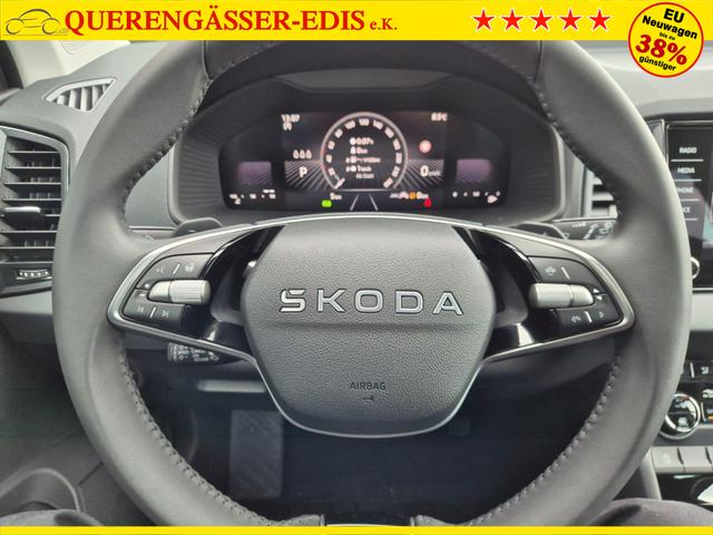 Skoda Karoq 1.5 TSI 150PS DSG Selection AHK Klimaautomatik Sitzheizung Lenkradheizung ACC PDC v+h R&uuml;ckf.Kamera abg.Scheiben Apple CarPlay Android Auto 17"LM 