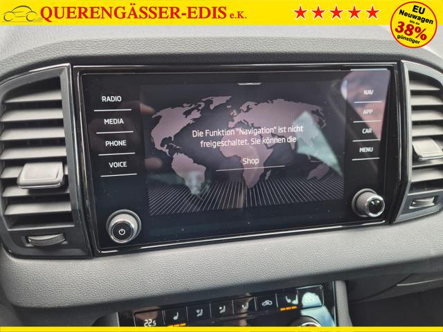 Skoda Karoq 1.5 TSI 150PS DSG Selection AHK Klimaautomatik Sitzheizung Lenkradheizung ACC PDC v+h R&uuml;ckf.Kamera abg.Scheiben Apple CarPlay Android Auto 17"LM 
