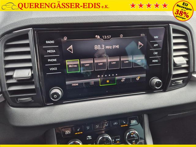 Skoda Karoq 1.5 TSI 150PS DSG Selection Klimaautomatik Sitzheizung Lenkradheizung ACC PDC v+h R&uuml;ckf.Kamera abg.Scheiben Apple CarPlay Android Auto 17"LM 