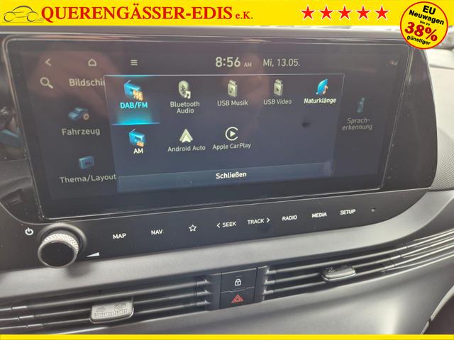 Hyundai i20 1.0 T-GDI 90PS Automatik 5-T&uuml;rer Sitzheizung Lenkradheizung R&uuml;ckf.Kamera PDC Klima Apple CarPlay Android Auto Tempomat Touchscreen 