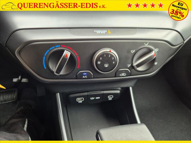 Hyundai i20 1.0 T-GDI 90PS Automatik 5-T&uuml;rer Sitzheizung Lenkradheizung R&uuml;ckf.Kamera PDC Klima Apple CarPlay Android Auto Tempomat Touchscreen 