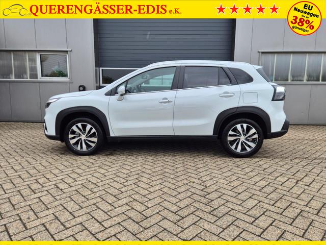 Suzuki S-Cross Comfort+ 110PS MHEV 4x4 ALLGRIP 1.4 Boosterjet Teilleder Navi Klimaautomatik Sitzheizung ACC PDC v+h 4x Kamera Suzuki-Radio Apple CarPlay Android Auto Touchscreen 2xKeyless 17-LM 