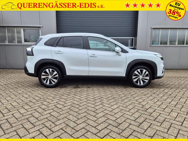Suzuki S-Cross Comfort+ 110PS MHEV 4x4 ALLGRIP 1.4 Boosterjet Teilleder Navi Klimaautomatik Sitzheizung ACC PDC v+h 4x Kamera Suzuki-Radio Apple CarPlay Android Auto Touchscreen 2xKeyless 17-LM 