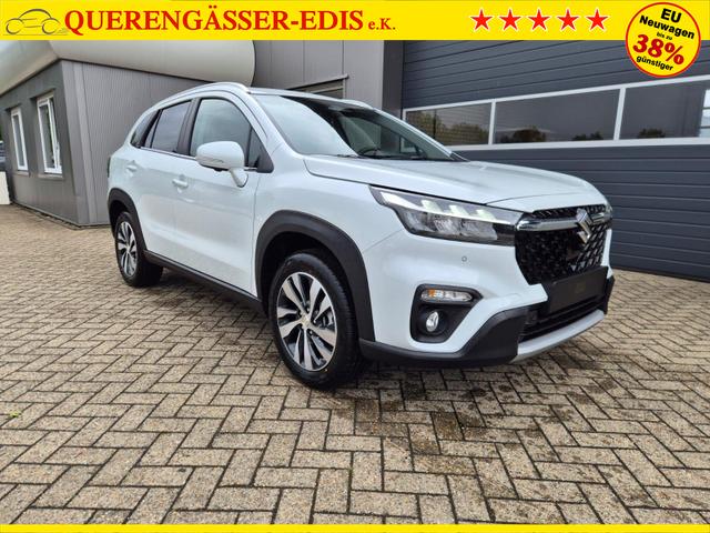 Suzuki S-Cross Comfort+ 110PS MHEV 4x4 ALLGRIP 1.4 Boosterjet Teilleder Navi Klimaautomatik Sitzheizung ACC PDC v+h 4x Kamera Suzuki-Radio Apple CarPlay Android Auto Touchscreen 2xKeyless 17-LM 