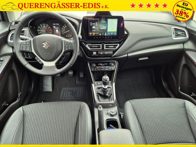 Suzuki S-Cross Comfort+ 110PS MHEV 4x4 ALLGRIP 1.4 Boosterjet Teilleder Navi Klimaautomatik Sitzheizung ACC PDC v+h 4x Kamera Suzuki-Radio Apple CarPlay Android Auto Touchscreen 2xKeyless 17-LM 