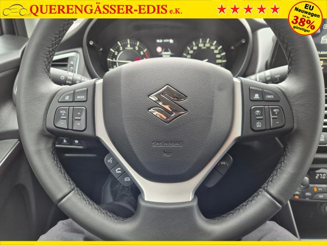 Suzuki S-Cross Comfort+ 110PS MHEV 4x4 ALLGRIP 1.4 Boosterjet Teilleder Navi Klimaautomatik Sitzheizung ACC PDC v+h 4x Kamera Suzuki-Radio Apple CarPlay Android Auto Touchscreen 2xKeyless 17-LM 
