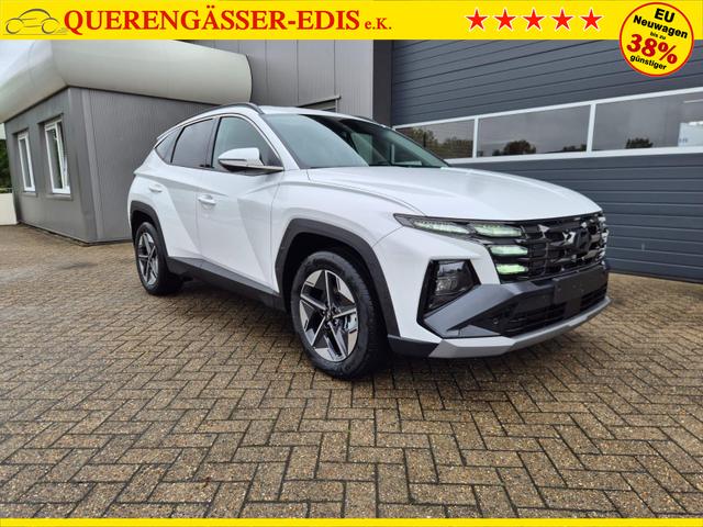 Hyundai TUCSON Trend 1.6 T-GDI 150PS Automatik TZ 2026 Teil-Leder Sitzheizung v+h Lenkradheizung Klimaautomatik Navi Touchscreen DAB+ Apple CarPlay + Android Auto PDC R&uuml;ckf.-Kamera Matrix-LED-Scheinw. 