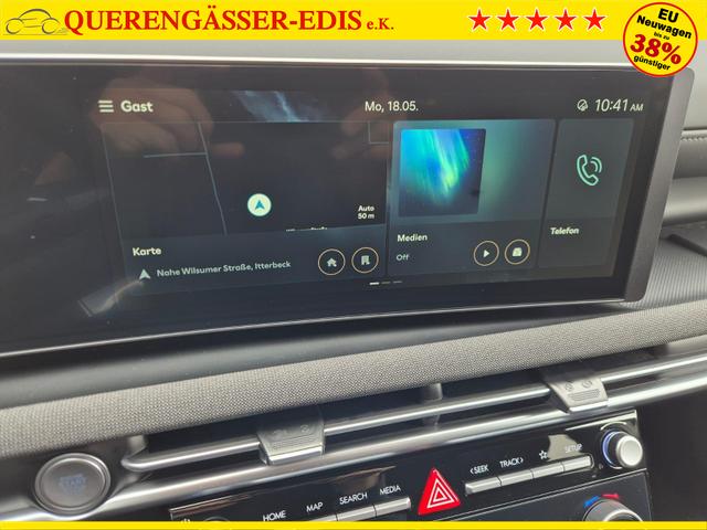 Hyundai TUCSON Trend 1.6 T-GDI 150PS Automatik TZ 2026 Teil-Leder Sitzheizung v+h Lenkradheizung Klimaautomatik Navi Touchscreen DAB+ Apple CarPlay + Android Auto PDC R&uuml;ckf.-Kamera Matrix-LED-Scheinw. 