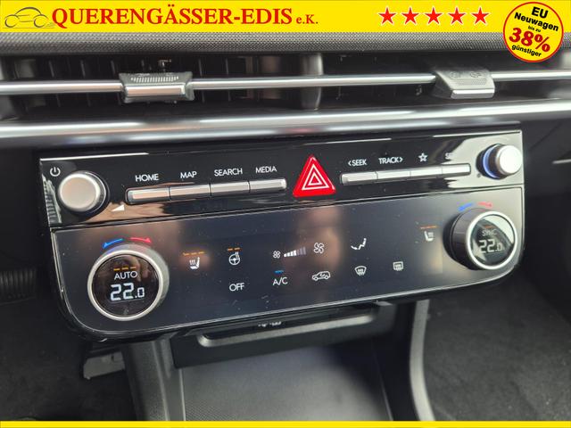 Hyundai TUCSON Trend 1.6 T-GDI 150PS Automatik TZ 2026 Teil-Leder Sitzheizung v+h Lenkradheizung Klimaautomatik Navi Touchscreen DAB+ Apple CarPlay + Android Auto PDC R&uuml;ckf.-Kamera Matrix-LED-Scheinw. 