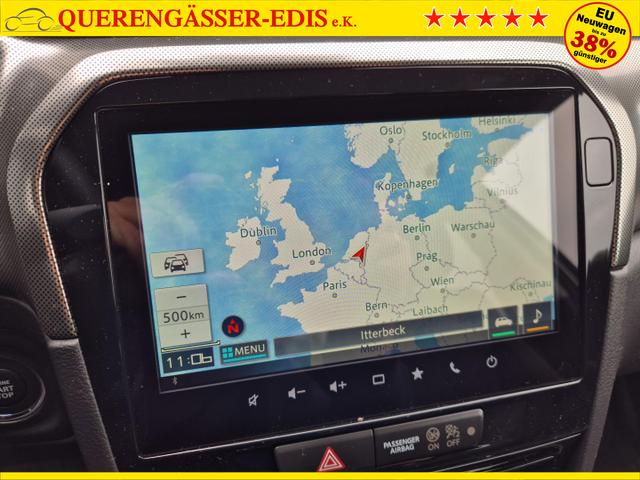 Suzuki Vitara Comfort+ 110PS MHEV 4x4 ALLGRIP 1.4 Boosterjet Allrad Teilleder mit Alcantara Navi Klimaautomatik Sitzheizung ACC PDC v+h R&uuml;ckf.Kamera Suzuki-Radio Apple CarPlay Android Auto Touchscreen 2xKeyless 17-LM 