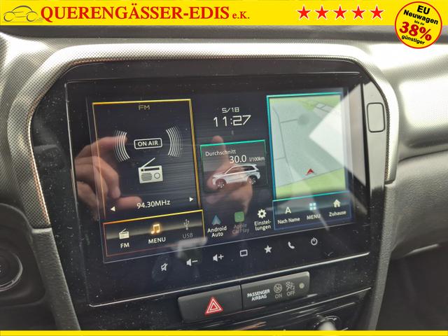 Suzuki Vitara Comfort+ 110PS MHEV 4x4 ALLGRIP 1.4 Boosterjet Allrad Teilleder mit Alcantara Navi Klimaautomatik Sitzheizung ACC PDC v+h R&uuml;ckf.Kamera Suzuki-Radio Apple CarPlay Android Auto Touchscreen 2xKeyless 17-LM 
