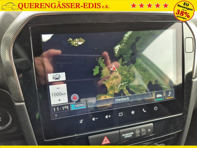 Suzuki Vitara Comfort+ 110PS MHEV 4x4 ALLGRIP 1.4 Boosterjet Allrad Teilleder mit Alcantara Navi Klimaautomatik Sitzheizung ACC PDC v+h R&uuml;ckf.Kamera Suzuki-Radio Apple CarPlay Android Auto Touchscreen 2xKeyless 17-LM 