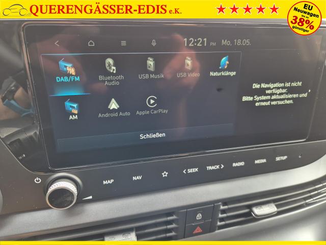 Hyundai BAYON Trend 1.0 T-GDI 90PS Klimaautomatik R&uuml;ckf.Kamera Parksensoren Sitzheizung Lenkradheizung Bluetooth Touchscreen Tempomat Apple CarPlay + Android Auto 16"LM 