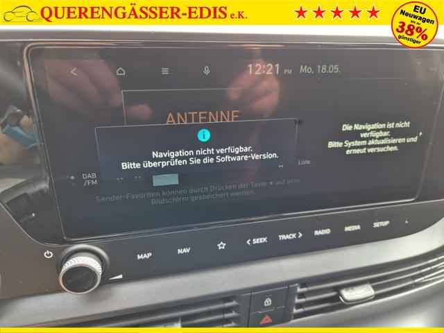 Hyundai BAYON Trend 1.0 T-GDI 90PS Klimaautomatik R&uuml;ckf.Kamera Parksensoren Sitzheizung Lenkradheizung Bluetooth Touchscreen Tempomat Apple CarPlay + Android Auto 16"LM 
