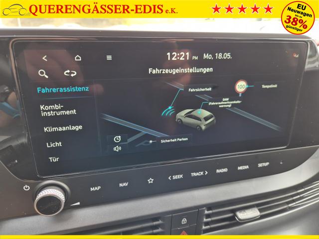 Hyundai BAYON Trend 1.0 T-GDI 90PS Klimaautomatik R&uuml;ckf.Kamera Parksensoren Sitzheizung Lenkradheizung Bluetooth Touchscreen Tempomat Apple CarPlay + Android Auto 16"LM 