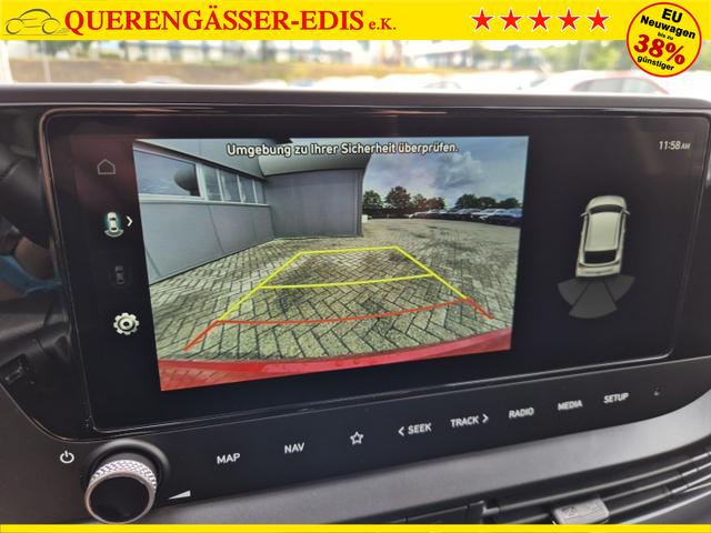 Hyundai BAYON Trend 1.0 T-GDI 90PS Klimaautomatik R&uuml;ckf.Kamera Parksensoren Sitzheizung Lenkradheizung Bluetooth Touchscreen Tempomat Apple CarPlay + Android Auto 16"LM 