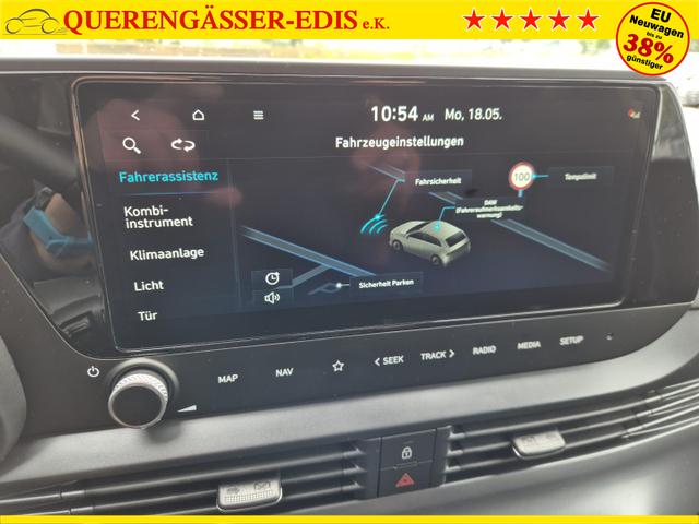 Hyundai BAYON Trend 1.0 T-GDI 90PS Klimaautomatik R&uuml;ckf.Kamera Parksensoren Sitzheizung Lenkradheizung Bluetooth Touchscreen Tempomat Apple CarPlay + Android Auto 16"LM 