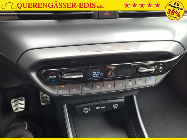 Hyundai BAYON Trend 1.0 T-GDI 90PS Klimaautomatik R&uuml;ckf.Kamera Parksensoren Sitzheizung Lenkradheizung Bluetooth Touchscreen Tempomat Apple CarPlay + Android Auto 16"LM 