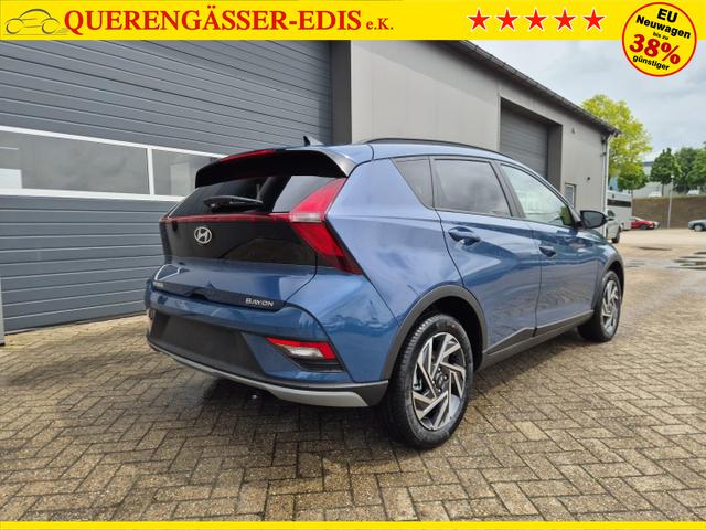 Hyundai BAYON Trend 1.0 T-GDI 90PS Automatik Klimaautomatik R&uuml;ckf.Kamera Parksensoren Sitzheizung Lenkradheizung Bluetooth Touchscreen Tempomat Apple CarPlay + Android Auto 16"LM 