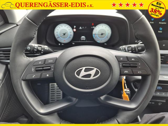 Hyundai BAYON Trend 1.0 T-GDI 90PS Automatik Klimaautomatik R&uuml;ckf.Kamera Parksensoren Sitzheizung Lenkradheizung Bluetooth Touchscreen Tempomat Apple CarPlay + Android Auto 16"LM 