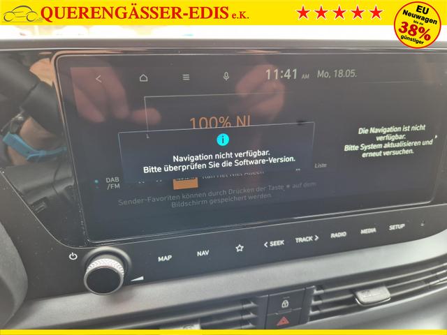 Hyundai BAYON Trend 1.0 T-GDI 90PS Automatik Klimaautomatik R&uuml;ckf.Kamera Parksensoren Sitzheizung Lenkradheizung Bluetooth Touchscreen Tempomat Apple CarPlay + Android Auto 16"LM 
