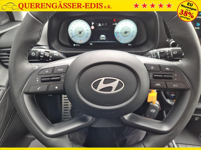 Hyundai BAYON Trend 1.0 T-GDI 90PS Automatik Klimaautomatik R&uuml;ckf.Kamera Parksensoren Sitzheizung Lenkradheizung Bluetooth Touchscreen Tempomat Apple CarPlay + Android Auto 16"LM 