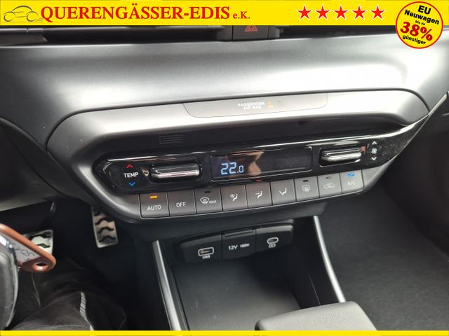 Hyundai BAYON Trend 1.0 T-GDI 90PS Automatik Klimaautomatik R&uuml;ckf.Kamera Parksensoren Sitzheizung Lenkradheizung Bluetooth Touchscreen Tempomat Apple CarPlay + Android Auto 16"LM 