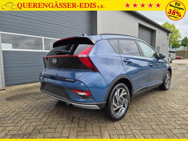 Hyundai BAYON Trend 1.0 T-GDI 90PS Automatik Klimaautomatik R&uuml;ckf.Kamera Parksensoren Sitzheizung Lenkradheizung Bluetooth Touchscreen Tempomat Apple CarPlay + Android Auto 16"LM 