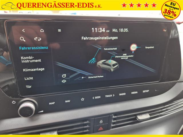 Hyundai BAYON Trend 1.0 T-GDI 90PS Automatik Klimaautomatik R&uuml;ckf.Kamera Parksensoren Sitzheizung Lenkradheizung Bluetooth Touchscreen Tempomat Apple CarPlay + Android Auto 16"LM 