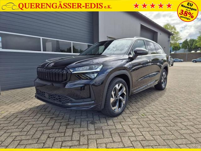 Skoda Kodiaq Sportline 1.5 TSI 204PS PHEV DSG schwenkb. AHK elektr. PanoDach HUD Alcantara PDC v+h 360&deg;Kamera CANTON Sound Klimaautomatik Sitzheizung Lenkradheizung Navi Apple CarPlay Android Auto 2xKeyless 19"LM vollelektr. Reichweite 116KM 