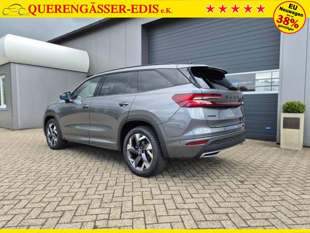Skoda Kodiaq Sportline 1.5 TSI 204PS PHEV DSG schwenkb. AHK elektr. PanoDach HUD Alcantara PDC v+h 360&deg;Kamera CANTON Sound Klimaautomatik Sitzheizung Lenkradheizung Navi Apple CarPlay Android Auto 2xKeyless 19"LM vollelektr. Reichweite 116KM 