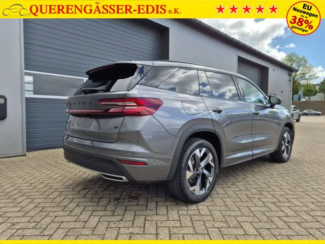 Skoda Kodiaq Sportline 1.5 TSI 204PS PHEV DSG schwenkb. AHK elektr. PanoDach HUD Alcantara PDC v+h 360&deg;Kamera CANTON Sound Klimaautomatik Sitzheizung Lenkradheizung Navi Apple CarPlay Android Auto 2xKeyless 19"LM vollelektr. Reichweite 116KM 