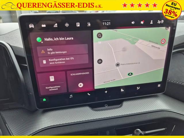 Skoda Kodiaq Sportline 1.5 TSI 204PS PHEV DSG schwenkb. AHK elektr. PanoDach HUD Alcantara PDC v+h 360&deg;Kamera CANTON Sound Klimaautomatik Sitzheizung Lenkradheizung Navi Apple CarPlay Android Auto 2xKeyless 19"LM vollelektr. Reichweite 116KM 