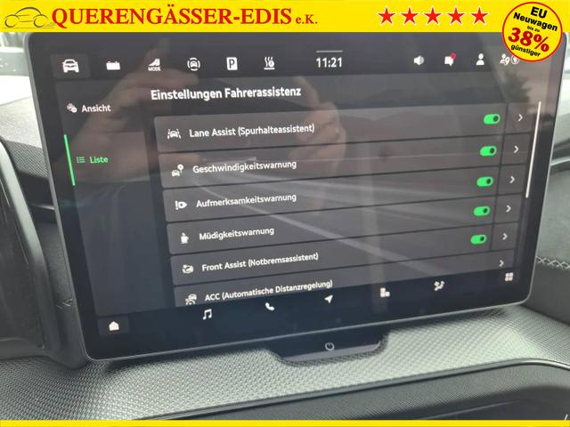 Skoda Kodiaq Sportline 1.5 TSI 204PS PHEV DSG schwenkb. AHK elektr. PanoDach HUD Alcantara PDC v+h 360&deg;Kamera CANTON Sound Klimaautomatik Sitzheizung Lenkradheizung Navi Apple CarPlay Android Auto 2xKeyless 19"LM vollelektr. Reichweite 116KM 
