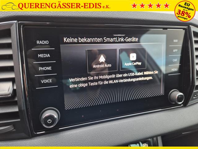 Skoda Karoq 1.5 TSI 150PS DSG Selection Klimaautomatik Sitzheizung Lenkradheizung ACC PDC v+h R&uuml;ckf.Kamera abg.Scheiben Apple CarPlay Android Auto 17"LM 