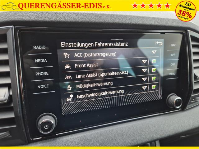 Skoda Karoq 1.5 TSI 150PS DSG Selection Klimaautomatik Sitzheizung Lenkradheizung ACC PDC v+h R&uuml;ckf.Kamera abg.Scheiben Apple CarPlay Android Auto 17"LM 