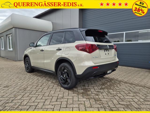 Suzuki Vitara Comfort+ 110PS Automatik MHEV 4x4 ALLGRIP 1.4 Boosterjet Black Edition Panodach Teilleder Navi Klimaautomatik Sitzheizung ACC PDC v+h R&uuml;ckf.Kamera Suzuki-Radio Apple CarPlay Android Auto Touchscreen 2xKeyless 17-LM 