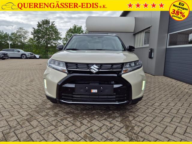Suzuki Vitara Comfort+ 110PS Automatik MHEV 4x4 ALLGRIP 1.4 Boosterjet Black Edition Panodach Teilleder Navi Klimaautomatik Sitzheizung ACC PDC v+h R&uuml;ckf.Kamera Suzuki-Radio Apple CarPlay Android Auto Touchscreen 2xKeyless 17-LM 
