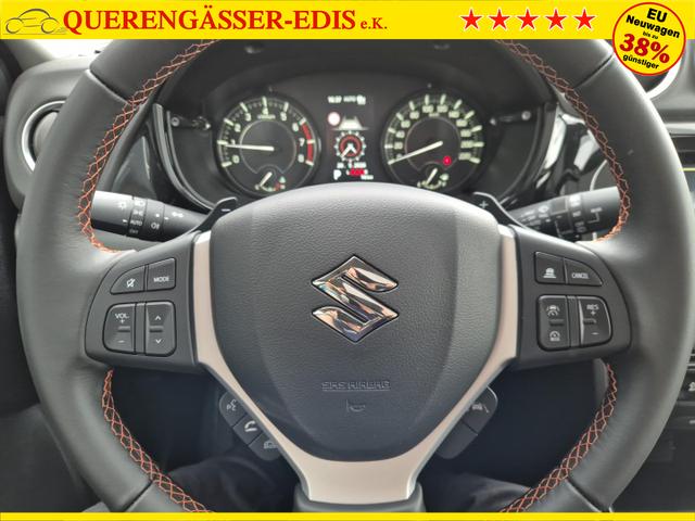 Suzuki Vitara Comfort+ 110PS Automatik MHEV 4x4 ALLGRIP 1.4 Boosterjet Black Edition Panodach Teilleder Navi Klimaautomatik Sitzheizung ACC PDC v+h R&uuml;ckf.Kamera Suzuki-Radio Apple CarPlay Android Auto Touchscreen 2xKeyless 17-LM 