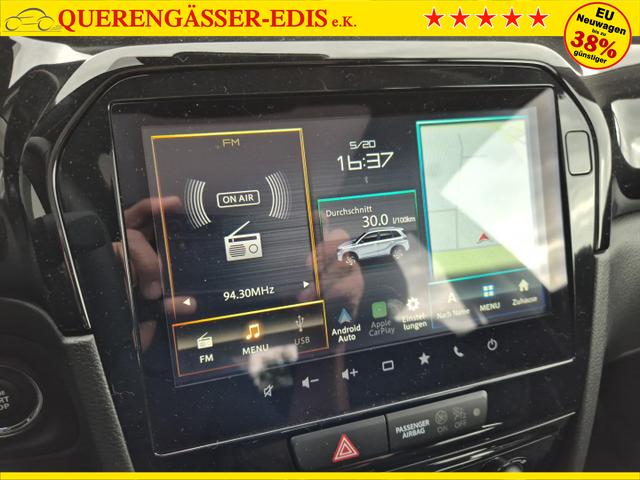 Suzuki Vitara Comfort+ 110PS Automatik MHEV 4x4 ALLGRIP 1.4 Boosterjet Black Edition Panodach Teilleder Navi Klimaautomatik Sitzheizung ACC PDC v+h R&uuml;ckf.Kamera Suzuki-Radio Apple CarPlay Android Auto Touchscreen 2xKeyless 17-LM 