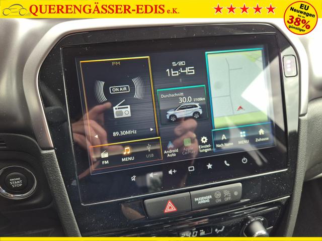 Suzuki Vitara Comfort 110PS Automatik MHEV 4x4 ALLGRIP 1.4 Boosterjet Allrad Navi Klimaautomatik Sitzheizung ACC PDC R&uuml;ckf.Kamera Suzuki-Radio Apple CarPlay Android Auto Touchscreen 2xKeyless 17-LM 