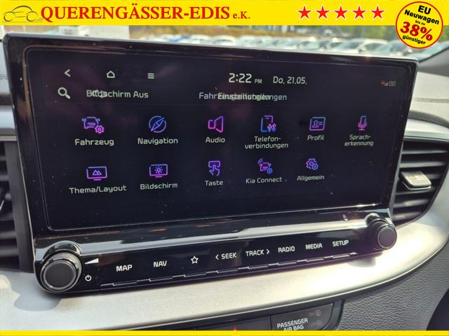 Kia XCeed 1.6 T-GDi 150PS Automatik Klimaautomatik Sitzheizung Lenkradheizung Navi PDC R&uuml;ckf.Kamera abged.Scheiben Apple CarPlay Android Auto 