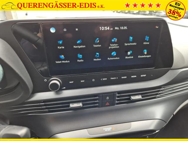 Hyundai BAYON Trend 1.0 T-GDI 90PS Klimaautomatik R&uuml;ckf.Kamera Parksensoren Sitzheizung Lenkradheizung Bluetooth Touchscreen Tempomat Apple CarPlay + Android Auto 16"LM 