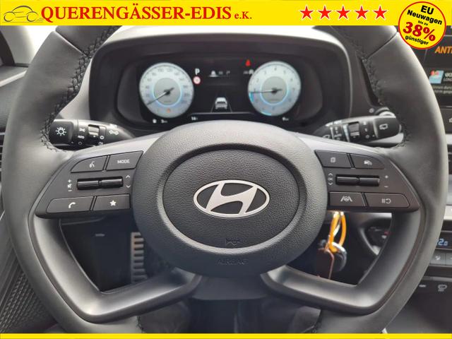 Hyundai BAYON Trend 1.0 T-GDI 90PS Automatik Klimaautomatik R&uuml;ckf.Kamera Parksensoren Sitzheizung Lenkradheizung Bluetooth Touchscreen Tempomat Apple CarPlay + Android Auto 16"LM 