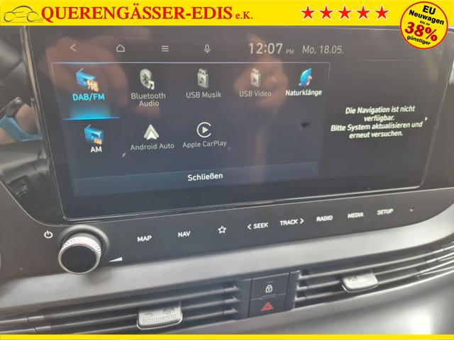 Hyundai BAYON Trend 1.0 T-GDI 90PS Automatik Klimaautomatik R&uuml;ckf.Kamera Parksensoren Sitzheizung Lenkradheizung Bluetooth Touchscreen Tempomat Apple CarPlay + Android Auto 16"LM 