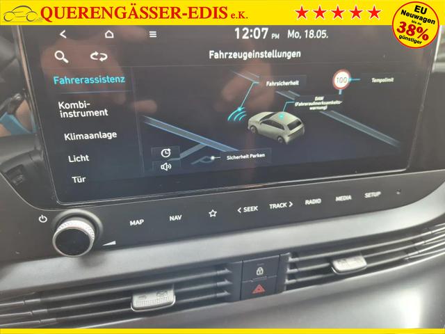 Hyundai BAYON Trend 1.0 T-GDI 90PS Automatik Klimaautomatik R&uuml;ckf.Kamera Parksensoren Sitzheizung Lenkradheizung Bluetooth Touchscreen Tempomat Apple CarPlay + Android Auto 16"LM 