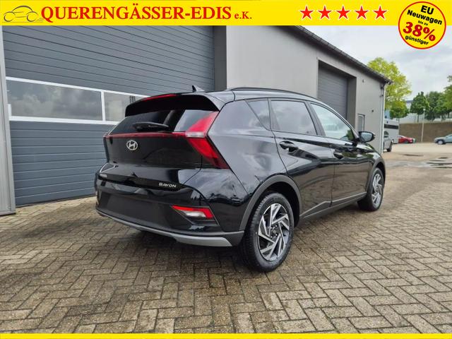 Hyundai BAYON Trend 1.0 T-GDI 90PS Automatik Klimaautomatik R&uuml;ckf.Kamera Parksensoren Sitzheizung Lenkradheizung Bluetooth Touchscreen Tempomat Apple CarPlay + Android Auto 16"LM 