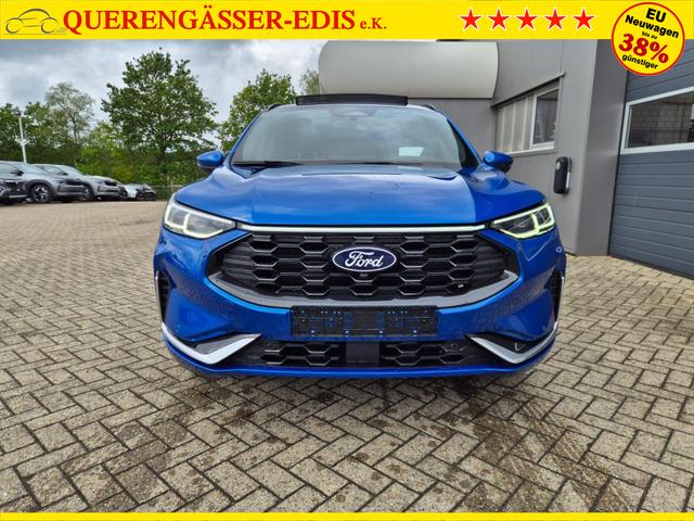 Ford Kuga ST-Line X 243PS PHEV Automatik HuD Matrix-LED schwenkb. AHK elektr. PanoDach Sitzheizung v+h Lenkradheizung Frontscheibe beheizb. Navi SYNC4 Apple CarPlay Android Auto Touchscreen PDC 4xKamera 2xKeyless B+O Sound 18"LM vollelektr. Reichweite 65K 